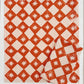 Orange Diamond Spurs Dinner Napkins