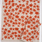 Orange Stars on Oatmeal Dinner Napkins