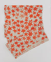 Orange Stars on Oatmeal Runner
