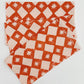 Orange Diamond Spurs on Blush Runner