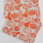 Orange Gourds on Oatmeal Runner