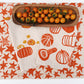 Orange Stars on Oatmeal Runner
