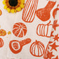 Orange Gourds Dinner Napkins
