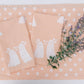 White Mini Floral on Blush Runner