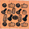 Gourds & Gingham Tea Towel
