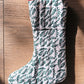 Winter Botanic Christmas Stocking