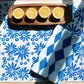 Delft Floral Table Runner