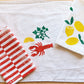 Lobster on White Table Runner