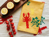 Lobster on Mustard Dinner Napkins