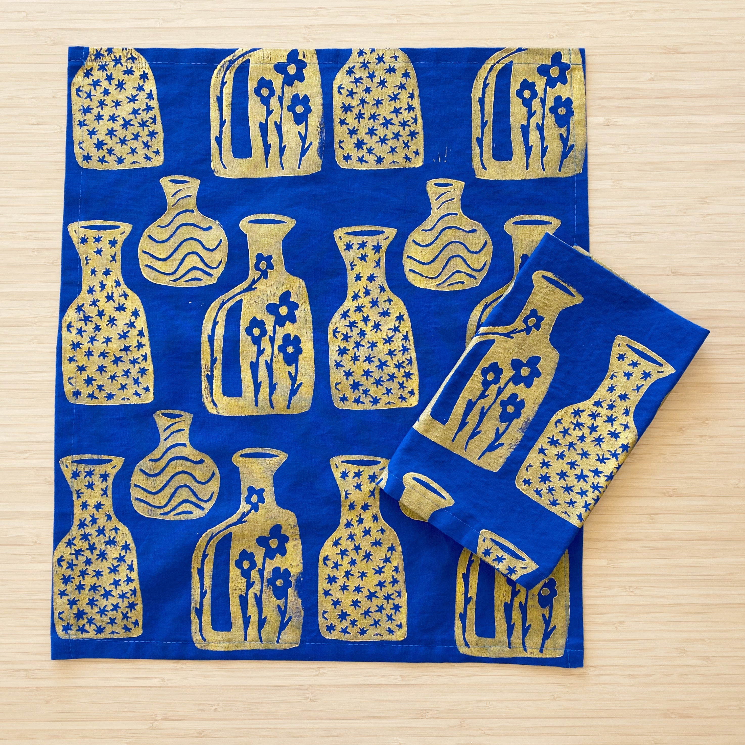 Julie Peach Vessels Dinner Napkins